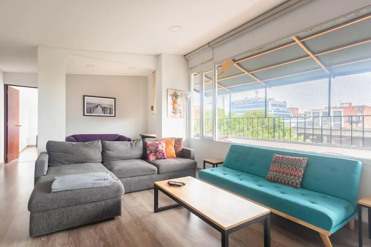 Bright, Stylish Terrace Apt 5 Min To T Zone Andino Bogota Apartment